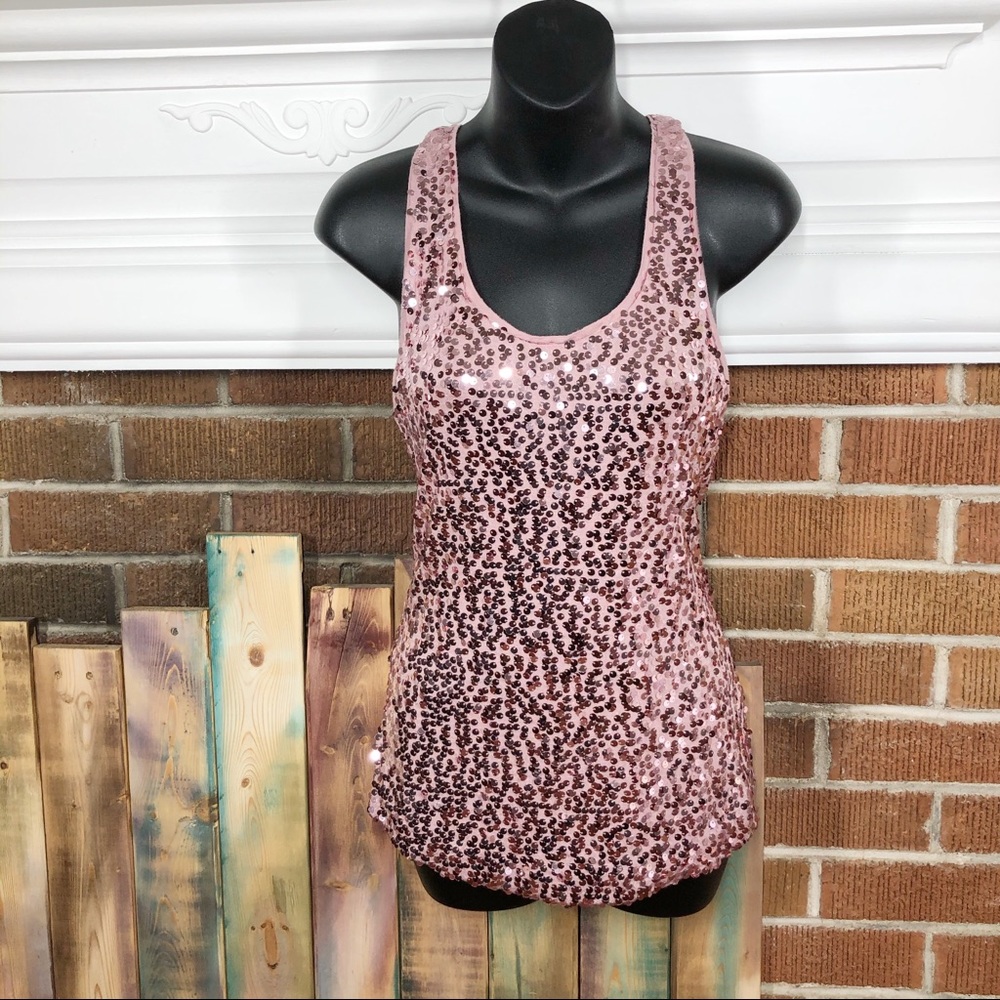 Sequin Tank/Muscle Top